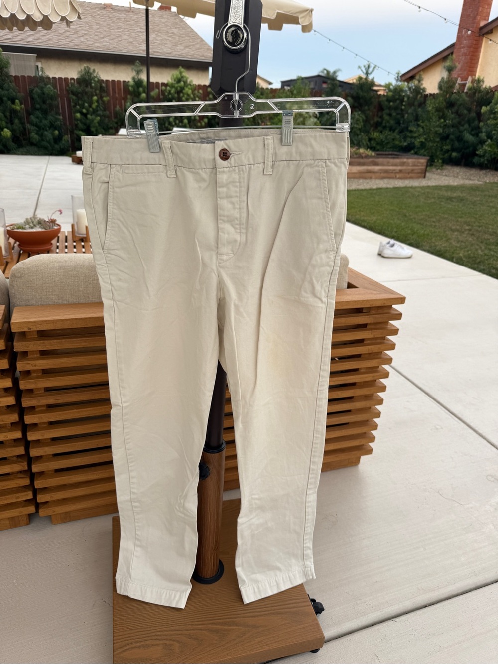 Outerknown Men's Cream Pants